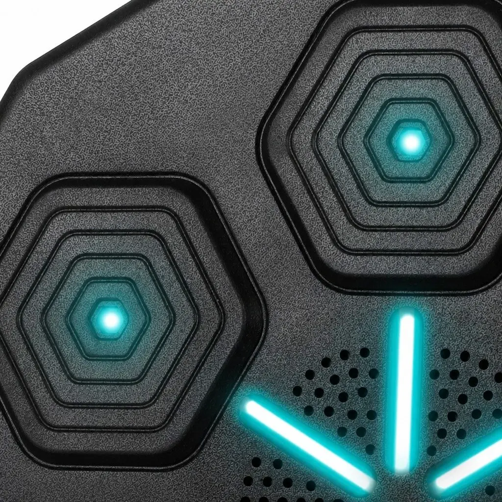 Music Punching Pad Black Wall Mount Bluetooth Training