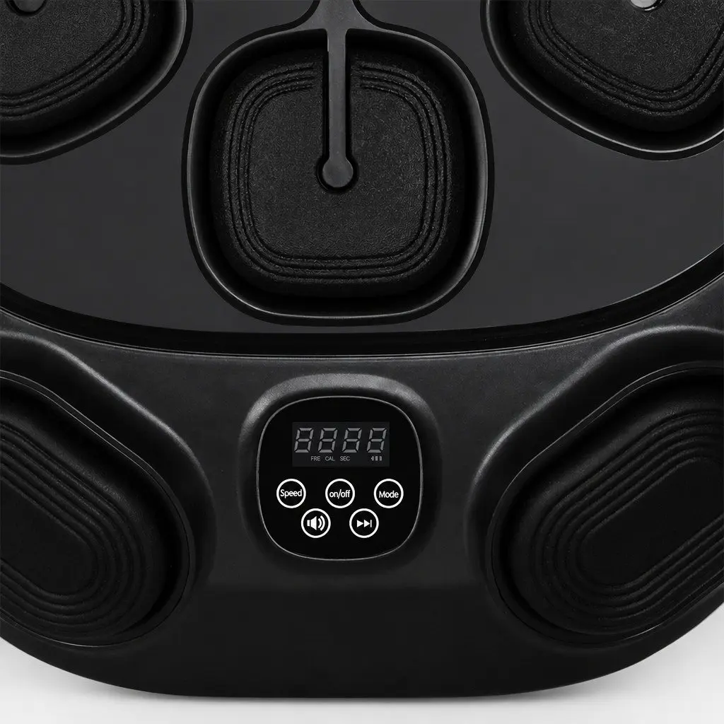 Music Boxing Machine Black Wall Mount Home Gym Training 10 Speed 9 Modes