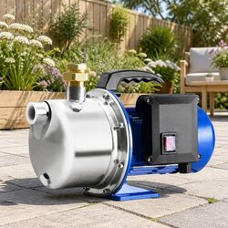 Garden Water Jet Pump 1100W High Pressure Irrigation Tank Rain Farm House