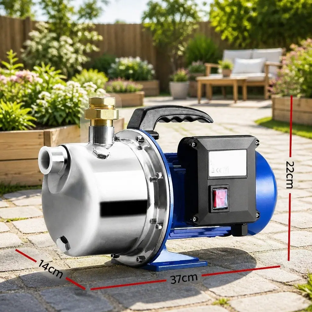 Irrigation Pump Black 1100W High Pressure Durable Garden Water Jet Pump