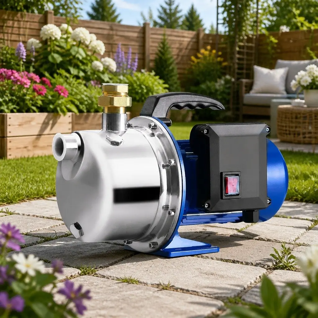 Irrigation Pump Black 1100W High Pressure Durable Garden Water Jet Pump