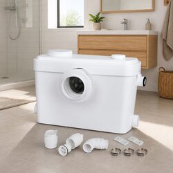 Macerator Sewerage Pump 600W Waste Water Disposal Unit Bathroom Laundry Kitchen