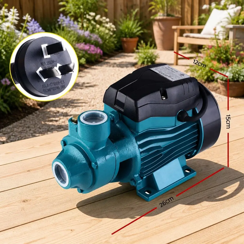 Peripheral Water Pump 35L/min Garden Irrigation Pool Car Wash Auto Pressure