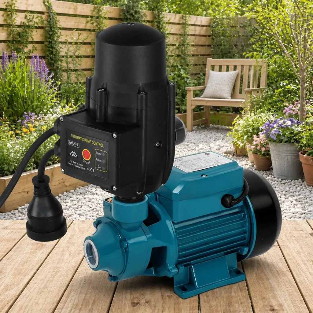 Clean Water Pump Garden Irrigation Pool Booster Brass Impeller 35L/min
