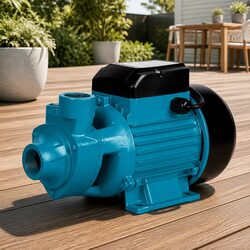 Water Pump 750W Garden Irrigation Pool Booster Auto Car Wash Pressure QB80 Blue