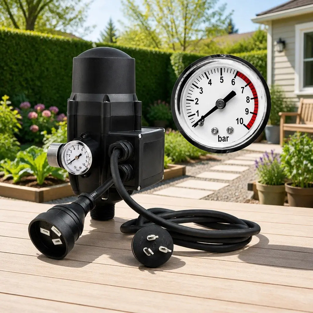 5-Stage Water Pump Black 2500W Maximum Pressure Self-Priming for Garden Irrigation and Household Water Transfer