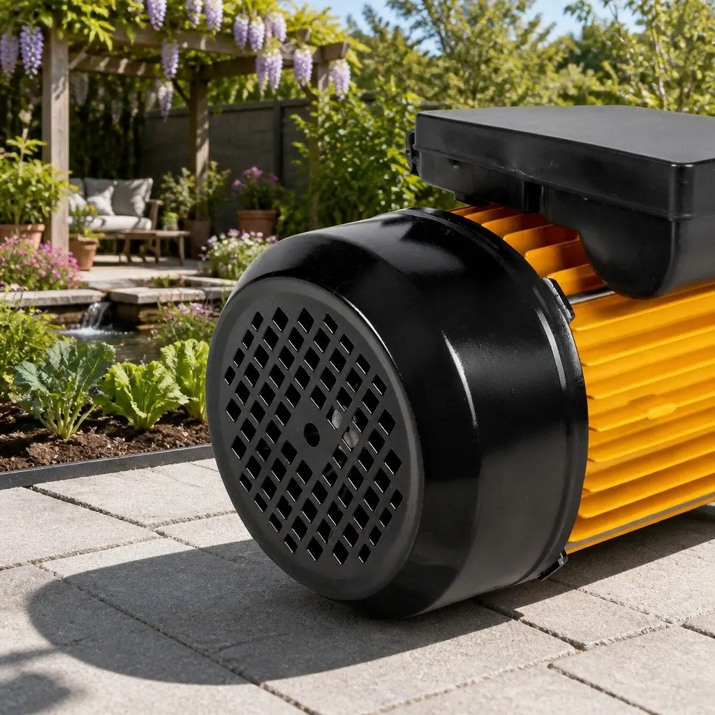 Irrigation Pump Yellow 2500W 5-Stage High Pressure Self-Priming with Automatic Pressure Controller