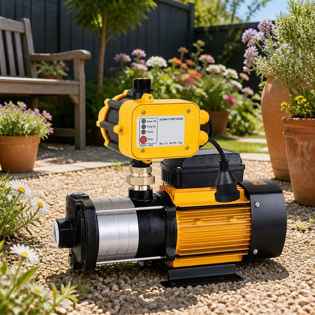 5 Stage Garden Irrigation Water Pump 2000W High Pressure Booster Transfer System