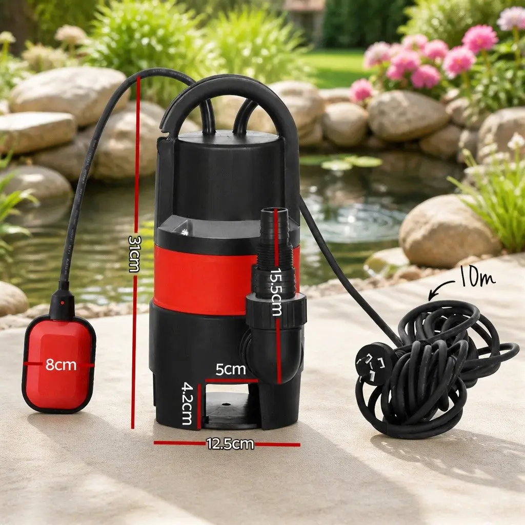 Submersible Pump 400W Dirty Water Sewage Bore Tank Well Drainage Portable