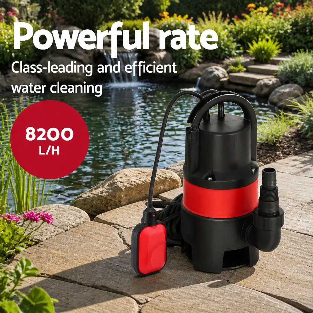 Submersible Pump 400W Dirty Water Sewage Bore Tank Well Drainage Portable