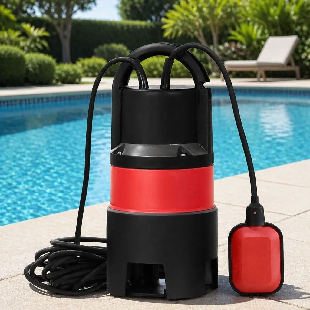 750W Submersible Water Pump Portable Heavy-duty Oil-cooled Electric Motor for Dirty and Clean Water Applications