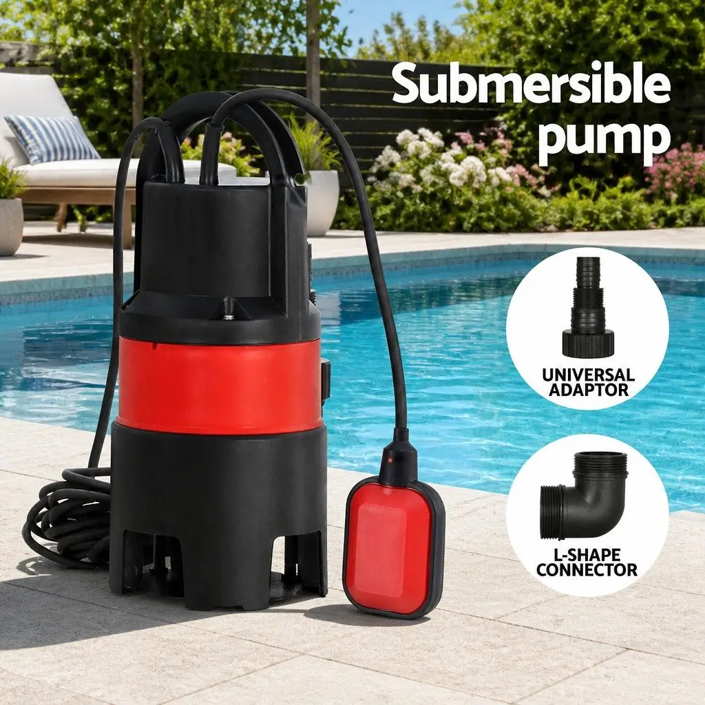 750W Submersible Water Pump Portable Heavy-duty Oil-cooled Electric Motor for Dirty and Clean Water Applications