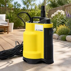 Compact 400W Submersible Pump for Easy Water Removal