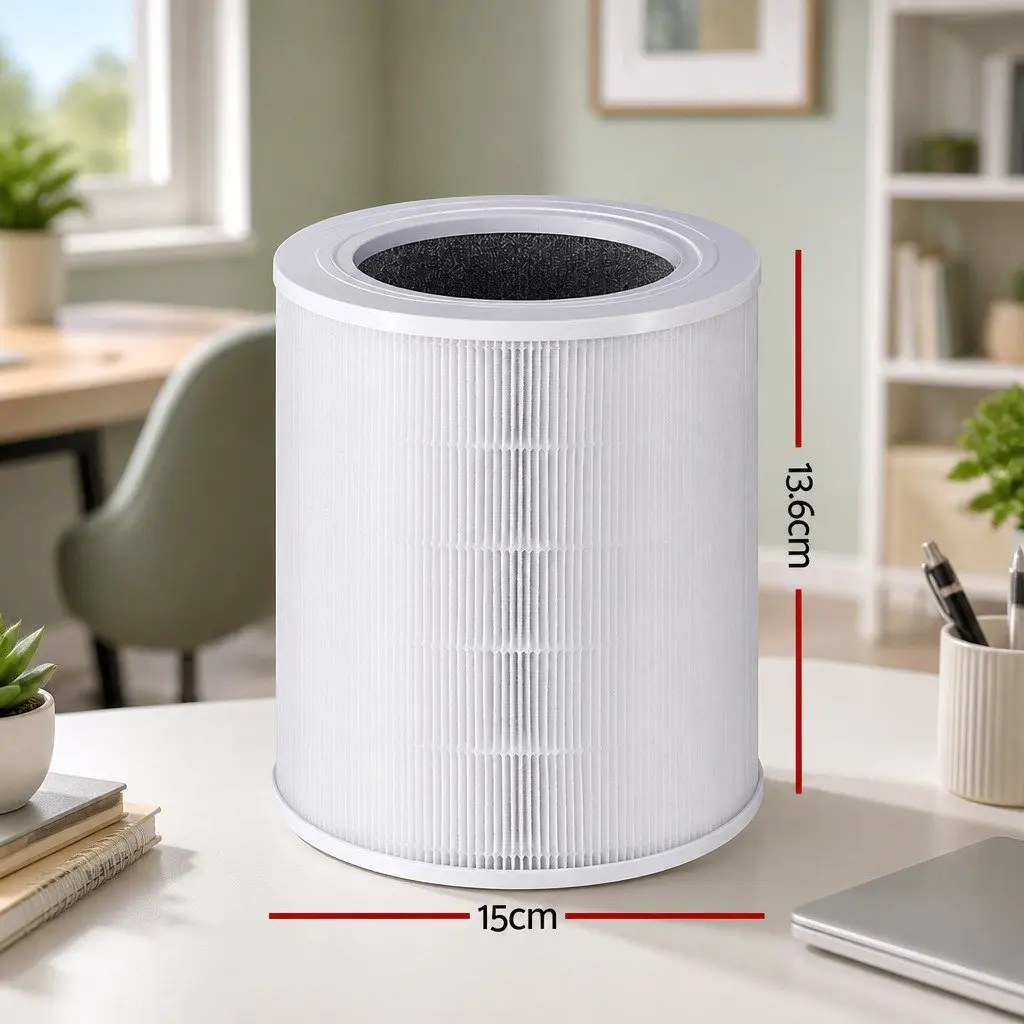 Air Purifier Replacement Filter White 4 Layer HEPA Cartridge