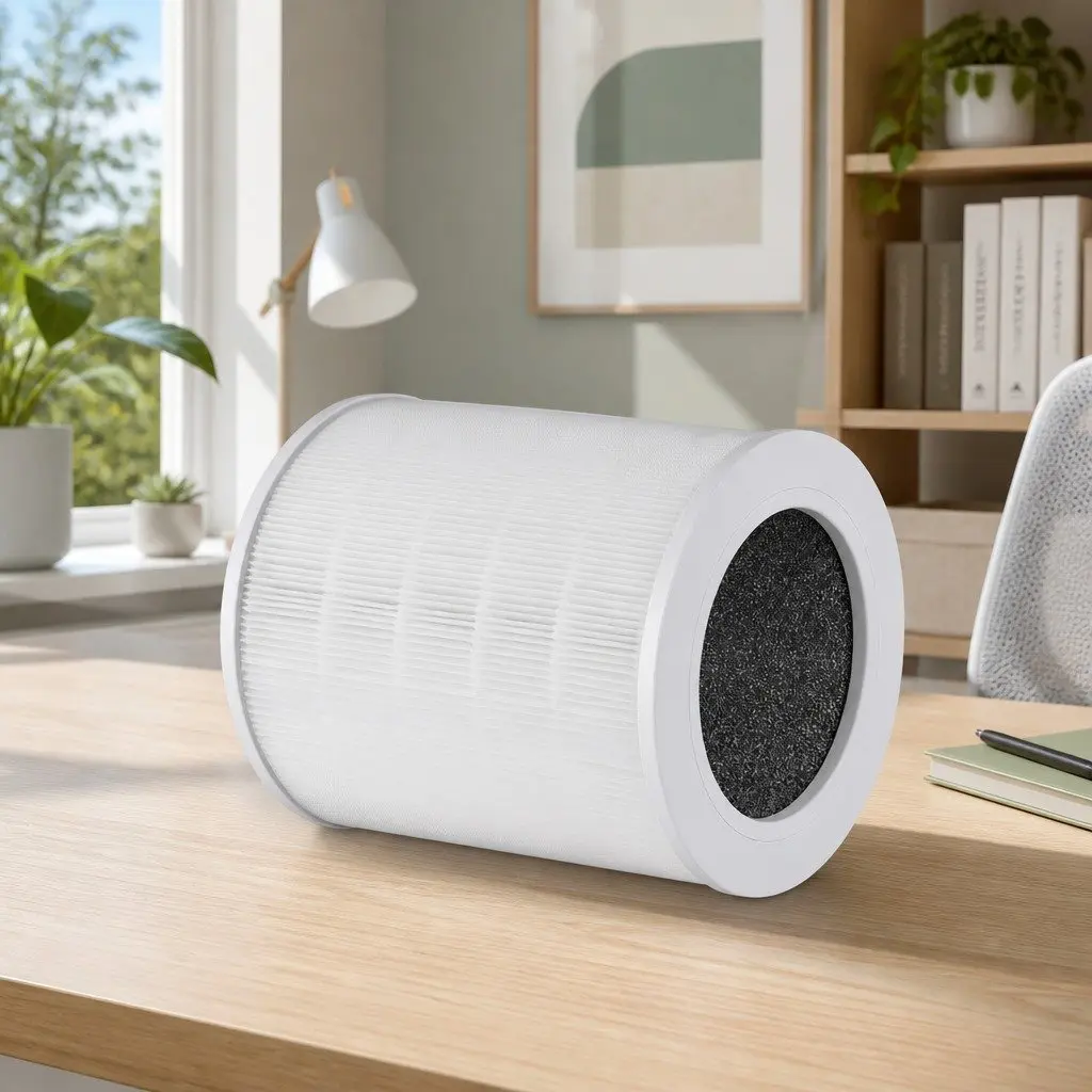 Air Purifier Replacement Filter White 4 Layer HEPA Cartridge