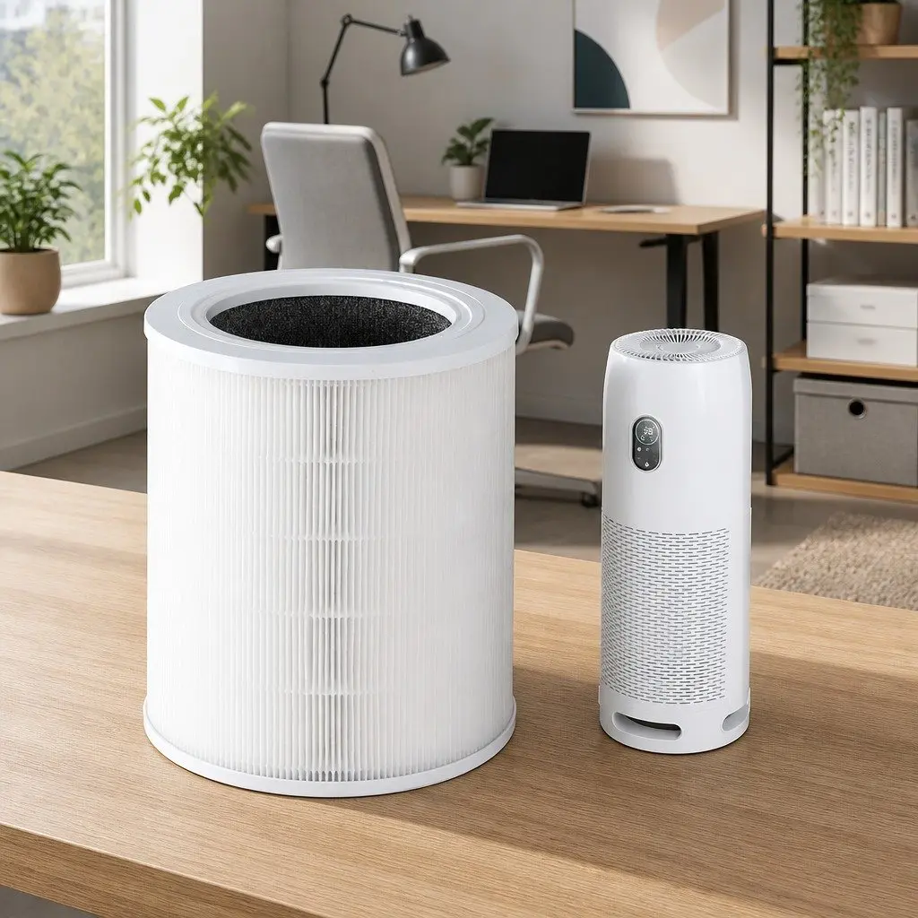 Air Purifier Replacement Filter White 4 Layer HEPA Cartridge