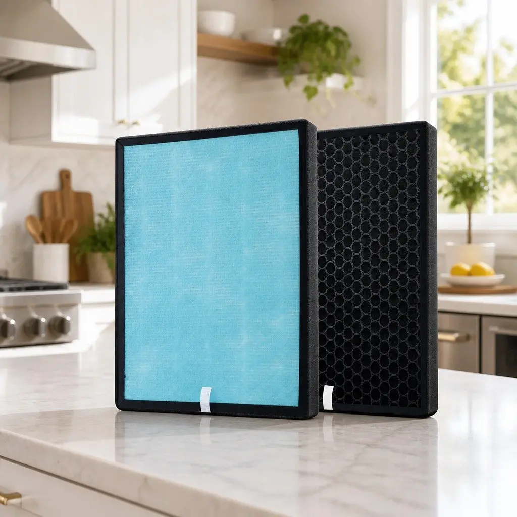 Air Purifier Replacement Filter Black 4 Layer HEPA Cartridge
