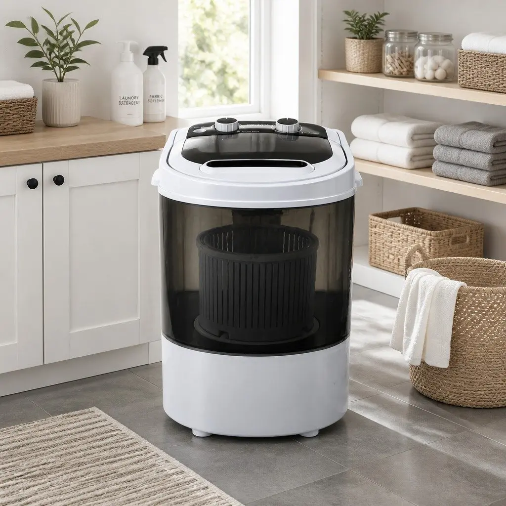 Portable Washing Machine 3KG Capacity Compact Lightweight Travel Camping Laundry