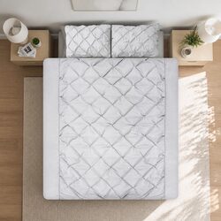 Elegant Grey Quilt Cover Set: Stylish and Easy to Care