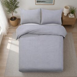 Sleek King Quilt Cover Set with Pinch Pleats