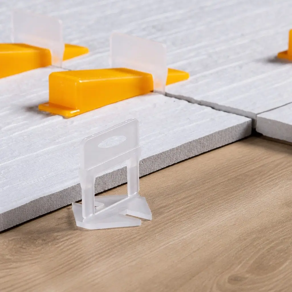 Tile Leveling System Clips White 1.5mm Spacing Installation Tool Kit