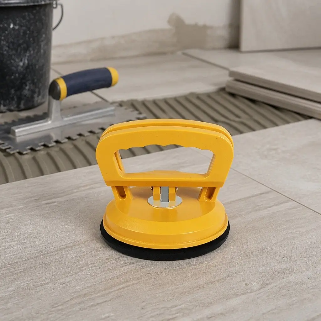 Tile Leveling System Kit White Yellow 400 Clips 200 Wedges Plier Suction Cups Installation