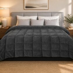 Queen Quilt Doona with Diamond Stitching - Soft & Warm