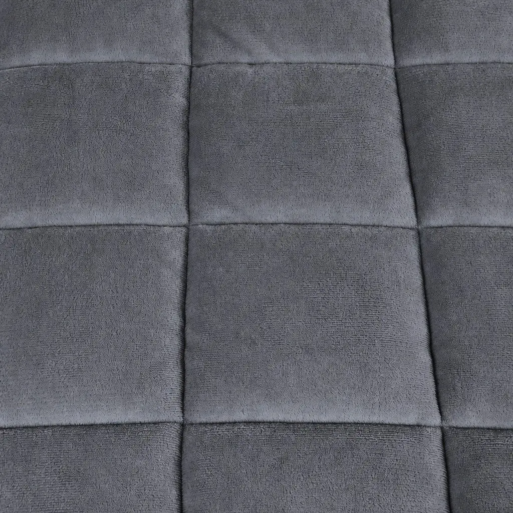 Super King Quilt Grey 270cm x 240cm Polyester Filling Machine Washable
