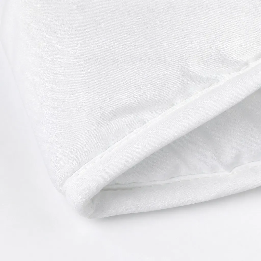 Renewable Fiber Quilt White Double 200GSM Soft Breathable Hypoallergenic Box Stitched
