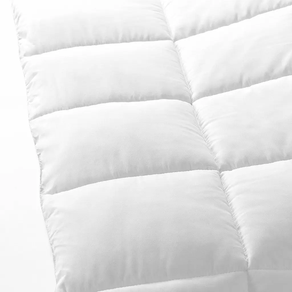 Renewable Fiber Quilt White Double 200GSM Soft Breathable Hypoallergenic Box Stitched