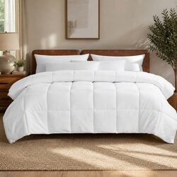 Queen Quilt 200GSM Soft Renewable Fiber Baffle Box Stitch Hypoallergenic
