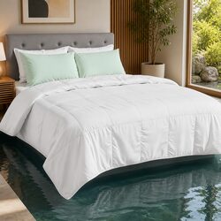 Bamboo Microfibre Summer Quilt Double Lightweight Breathable Doona All Season