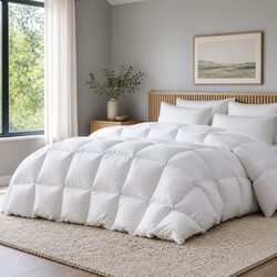 Super King Duck Feather Down Quilt for Your Cozy Evenings