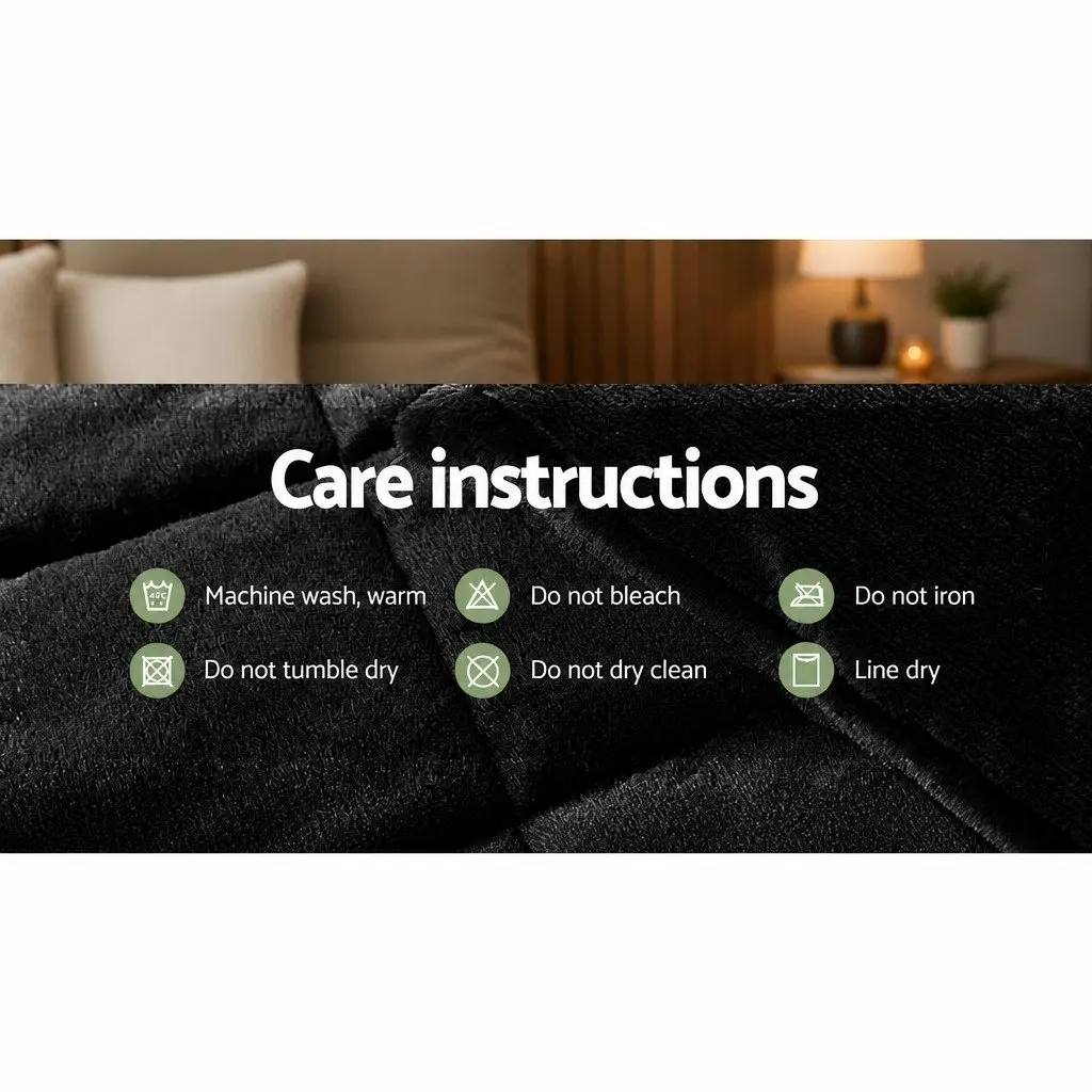 Faux Mink Quilt Charcoal Double Soft Warm Winter Weight Bedding Set