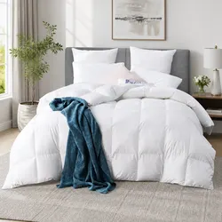 King Goose Down Feather Quilt: Warm and Luxurious