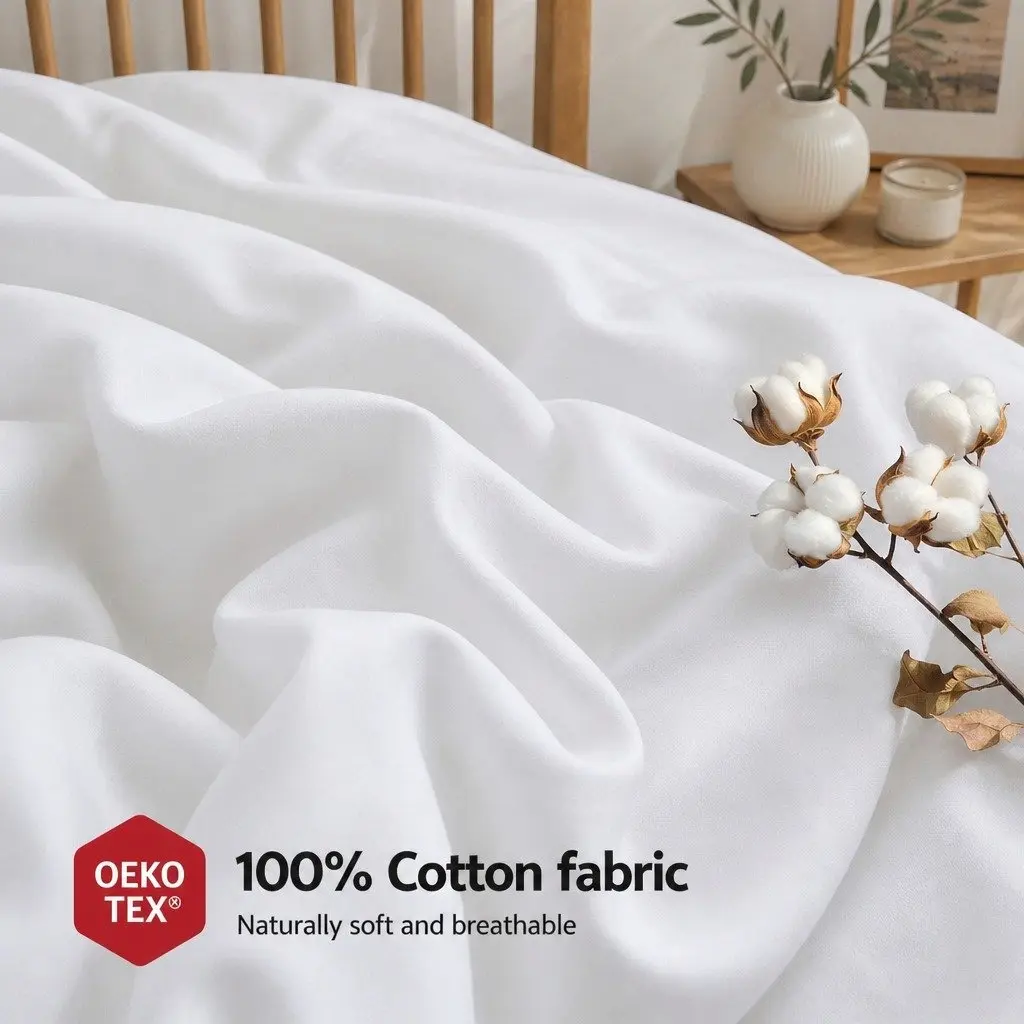 Wool Quilt White Super King 500GSM Winter Baffle Box Construction