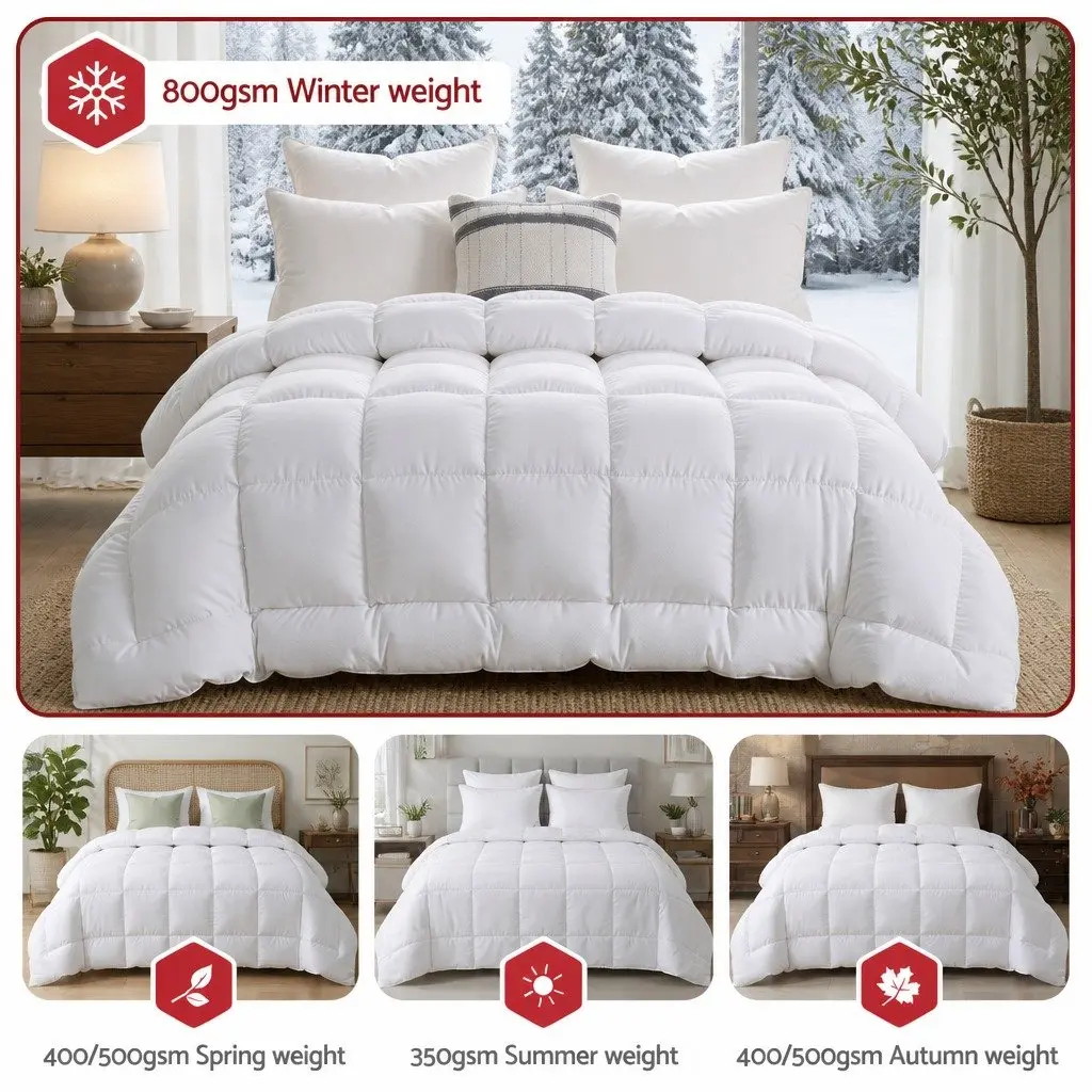 Super King Wool Quilt, 800GSM