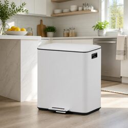 Compact and Efficient 40L Soft Close Waste Bin