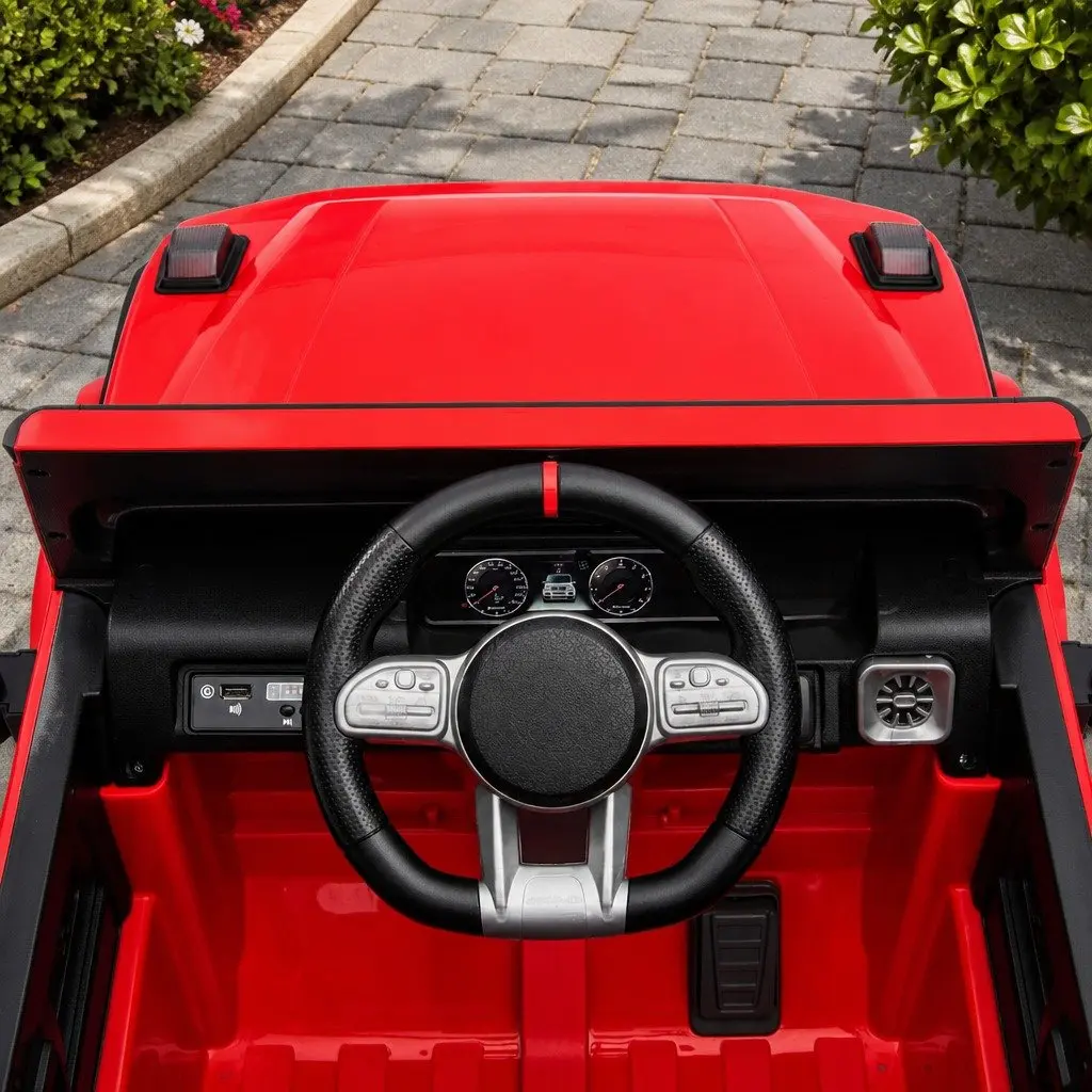 Kids Ride On Car Red 12V Battery Remote Control Manual Modes