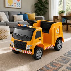 Compact and Fun Kids Electric Ride On Garbage Truck