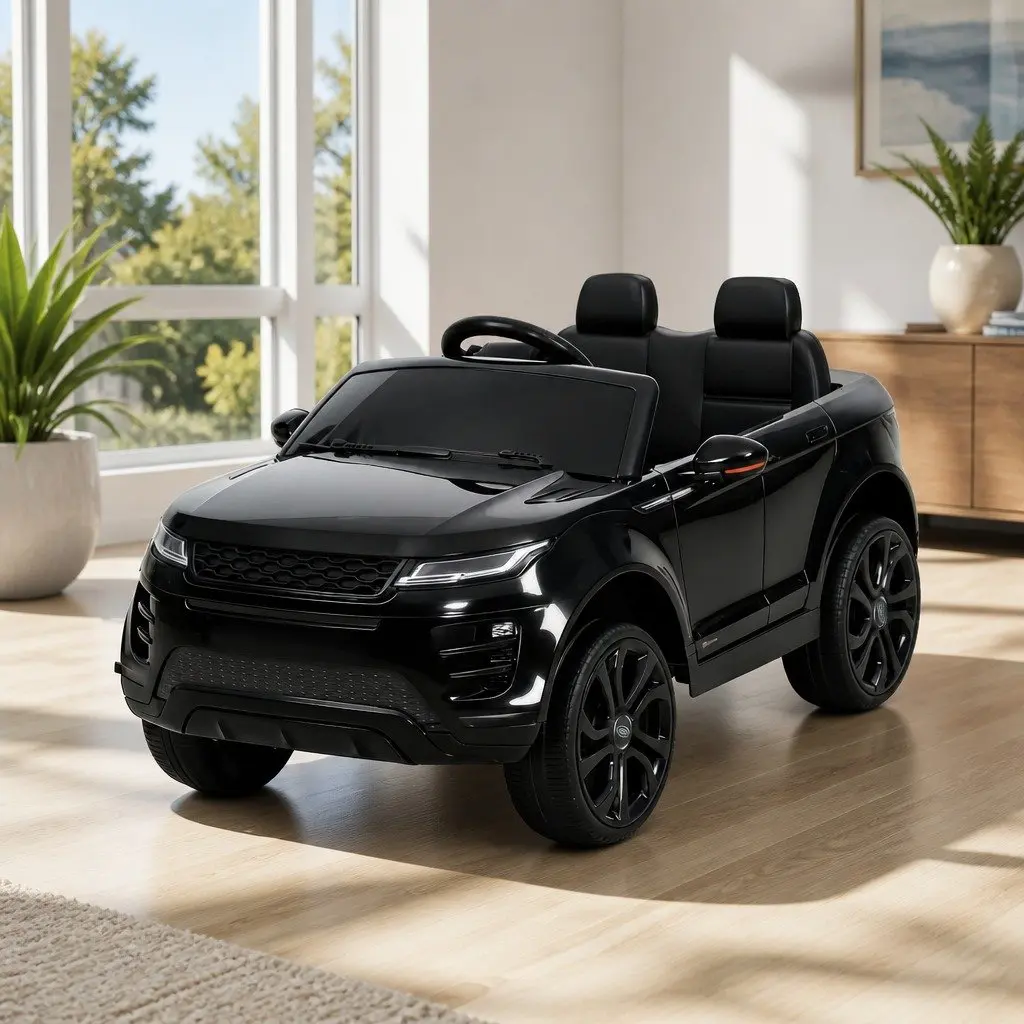 Kids Ride On Car Black 12V Battery Powered with Remote Control and Safety Seat Belt