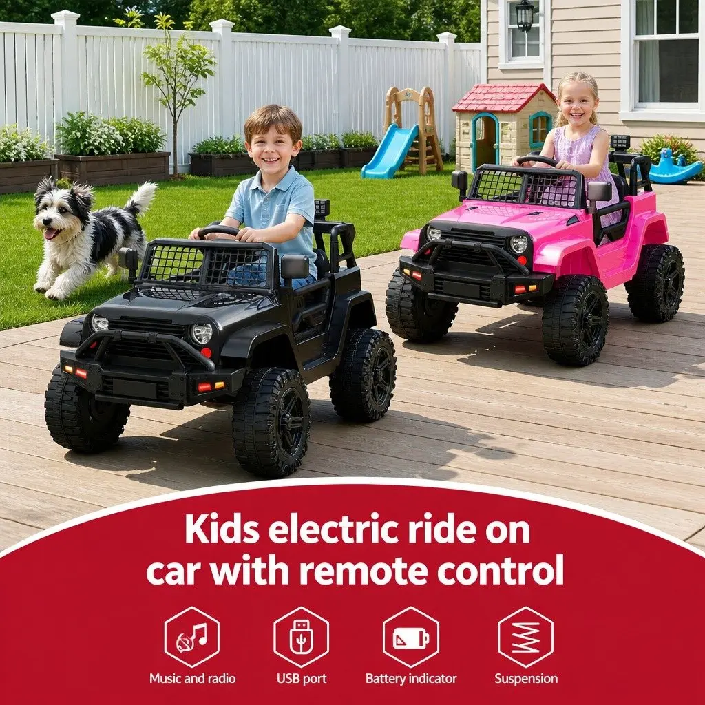 Electric Ride On Car for Kids with Remote Control