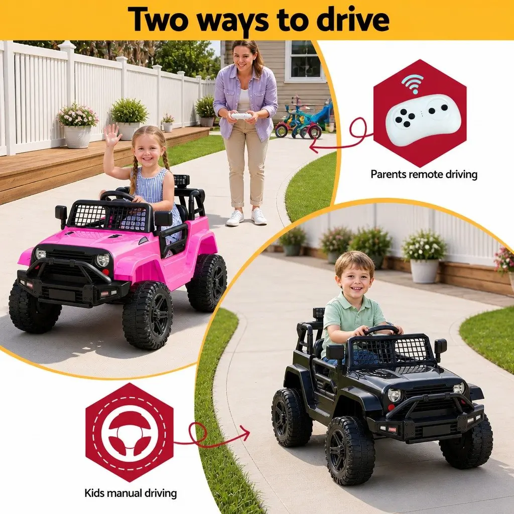 Electric Ride On Car for Kids with Remote Control