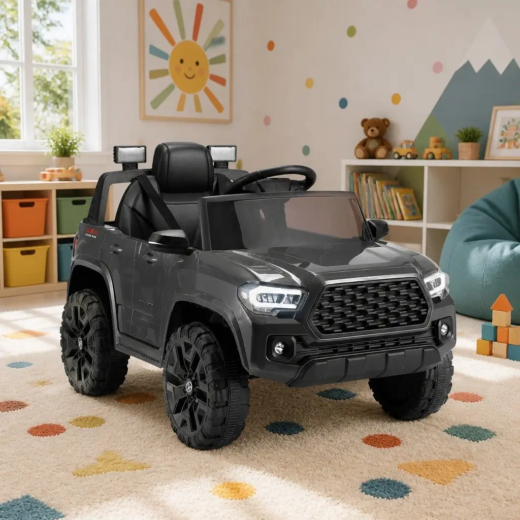 Kids Electric Tacoma Ride-On Car Grey