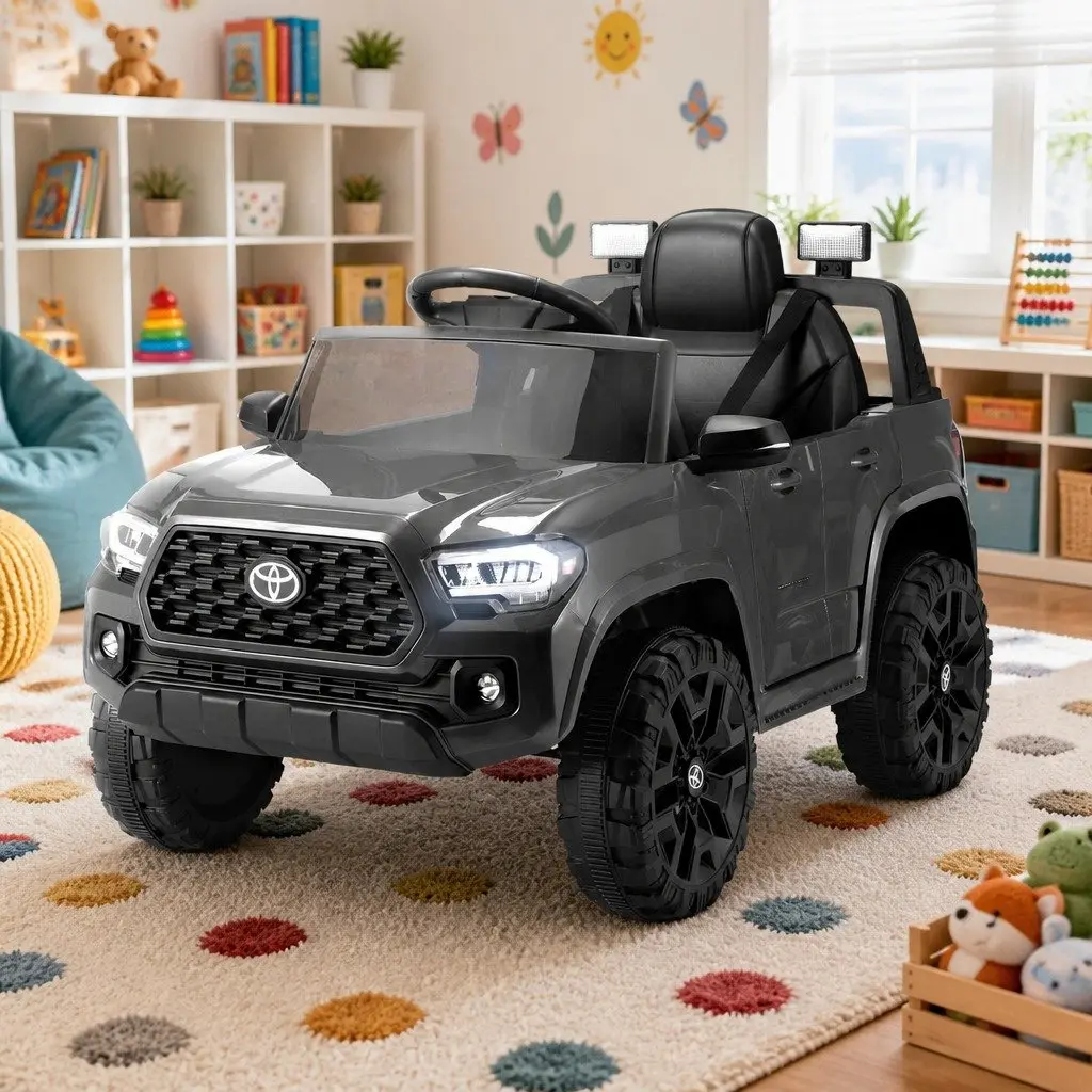 Kids Electric Tacoma Ride-On Car Grey
