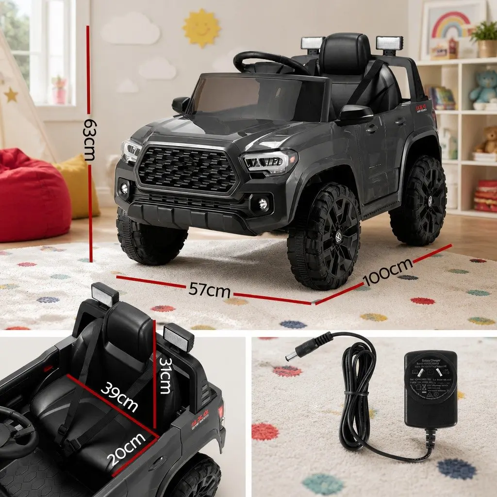 Kids Electric Tacoma Ride-On Car Grey