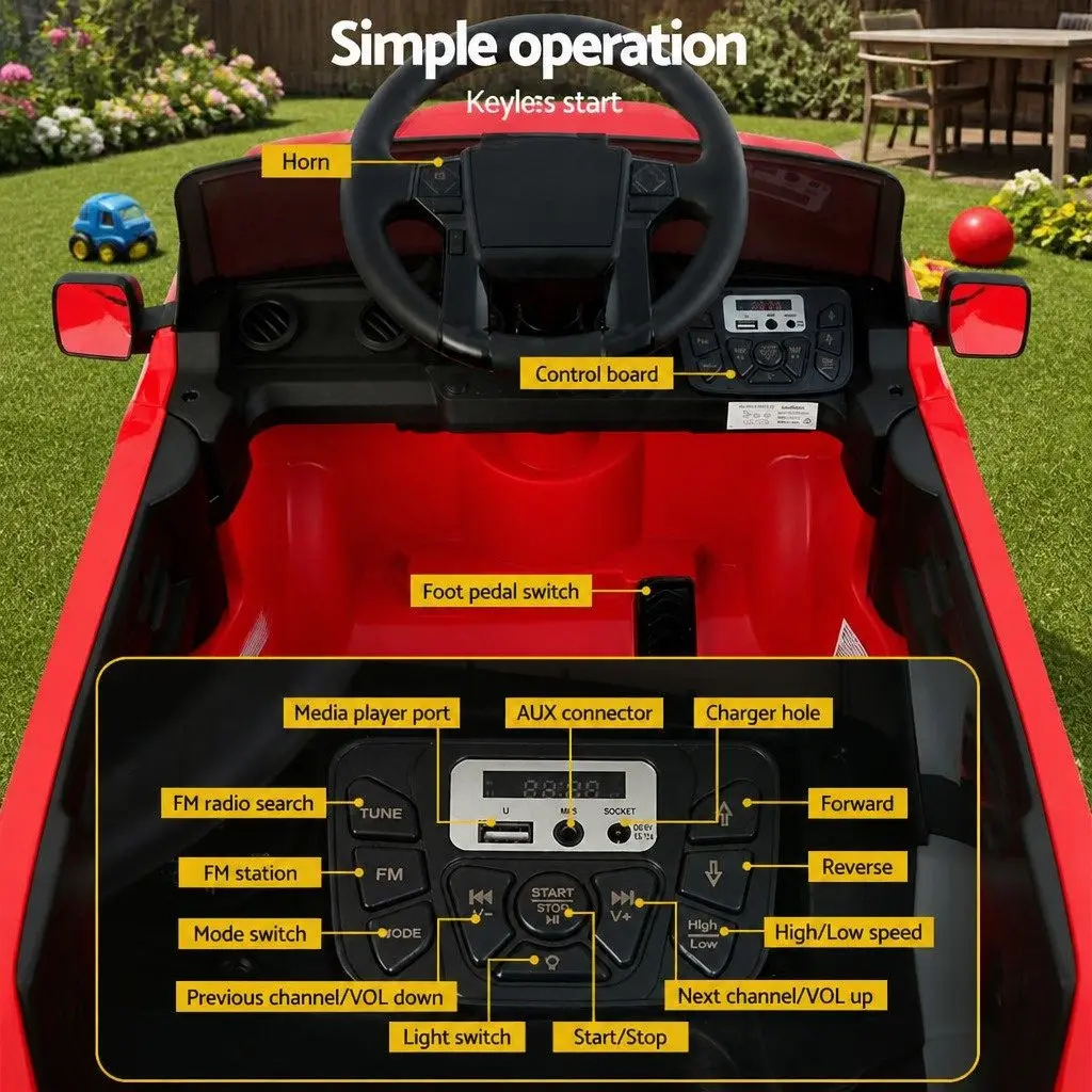 Kids Electric Ride On Car 12V in Red