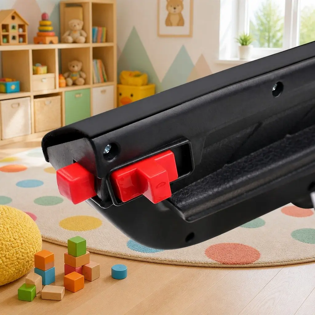 Kids Ride On Car Black 12V Battery Powered Remote Control with Steering Wheel and Acceleration Pedal