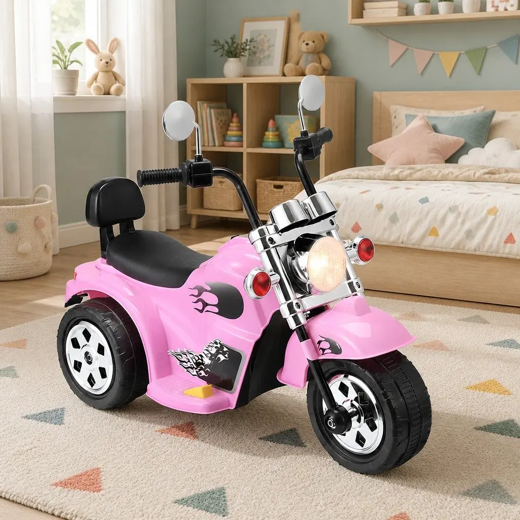 Pink Electric Motorbike