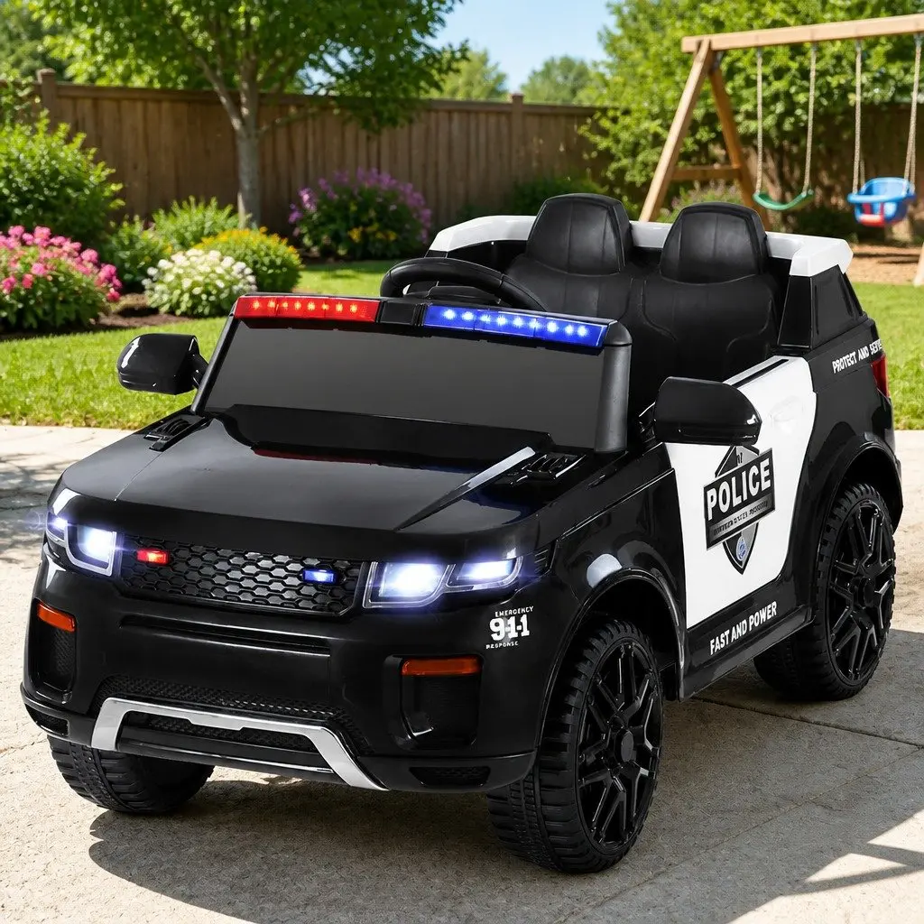 Kids Electric Ride On Police Car for Thrilling Adventures
